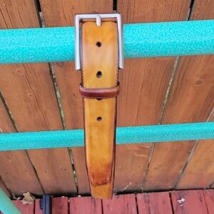 Magnanni Tan Leather Belt